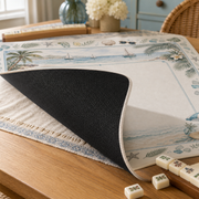 Coastal Mahjong Mat anti-slip backing