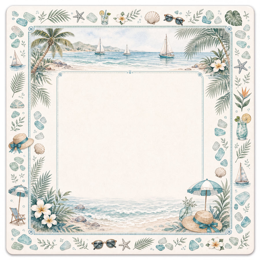 Coastal Breeze Mahjong Mat main image