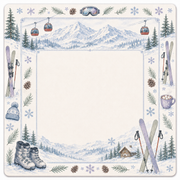 Alpine Ski Mahjong Mat main image