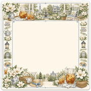 Charleston Porch Magnolia Sweet Tea Mahjong Mat main image