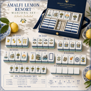 Amalfi Lemon Resort Mahjong Tile Set - What's Included