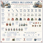 Apres Ski Mahjong Tile Set - Tile Template