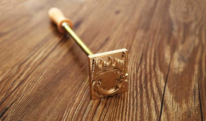 ZOECRAFTSUPPLY Wood branding iron,,Leather branding iron,wedding branding iron, Steak Food branding