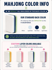 Mahjong Tile Color Information