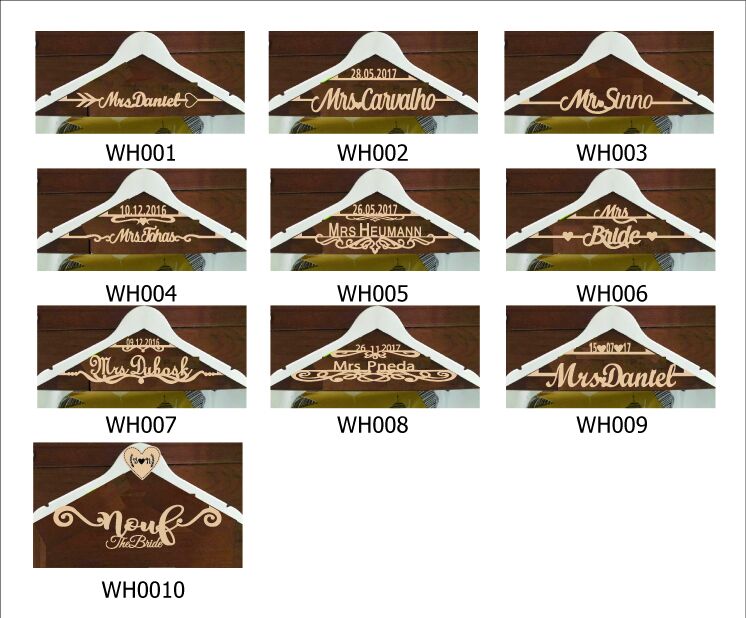 Rustic Wedding Dress Hanger Personalized Bride Dress Hanger Wedding Coat Hanger