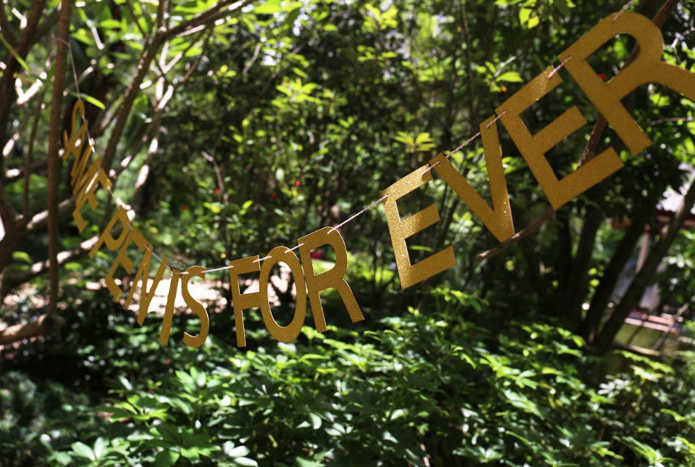 Same penis forever banner, Gold Glitter garland, Bachelorette Party Banner Glitter banner,penis party supplies,bachelorette favors