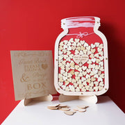 Mason Jar guest book, Wedding guest book alternative, Drop Box Mason Jar, Unique wedding Wedding Sign Frame, wooden Drop Box
