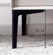 4X Modern Brass Furniture Legs, Minimalist Sofa Foot, Cabinet Legs, Bed Leg, support foot, credenza foot, raised foot pad, coffee table legs
