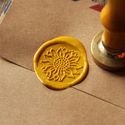 Sunflower Wax Seal Stamp/ flower Sealing Wax Seal/wedding Wax Stamp--WS016