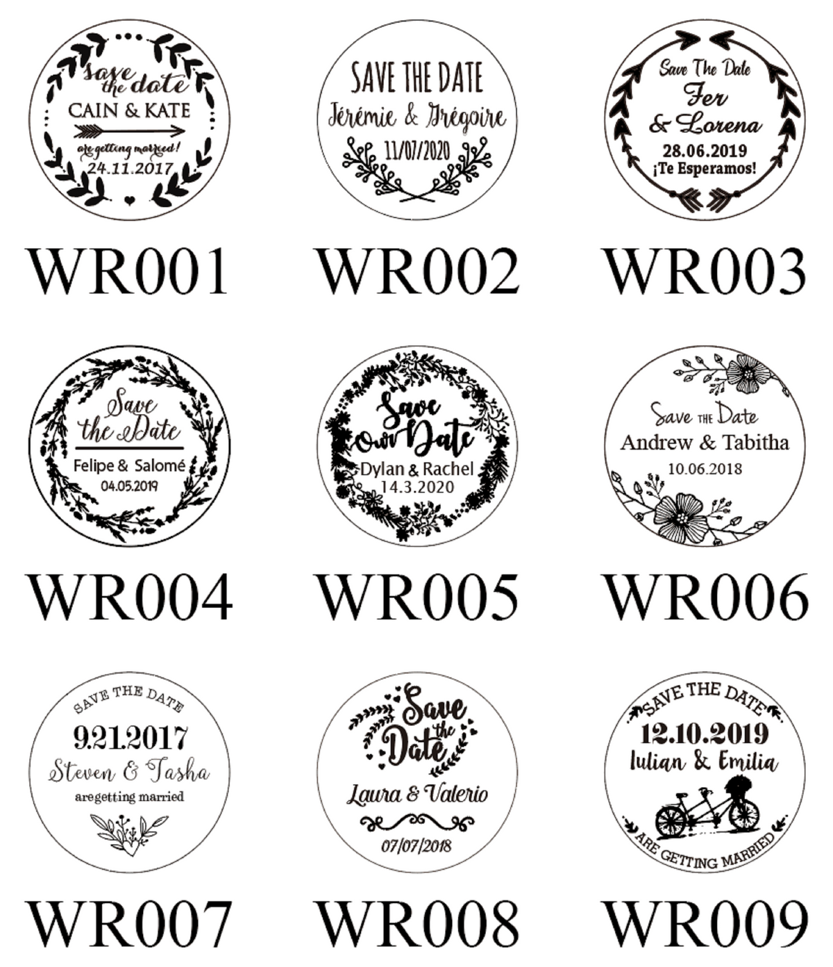 Personalize Froal Wreath Wooden Save the date Magnets, Rustic Wedding Magnet  favors,Custom Wedding Wooden Slice Magnets