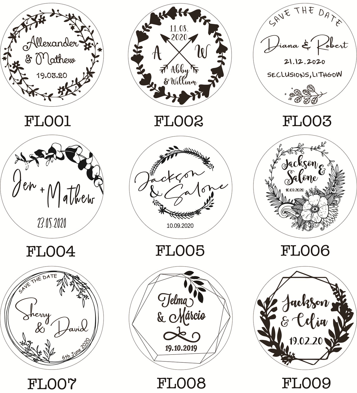 Personalize Flora Wreath Wooden Save the date Magnets, Rustic Wedding Magnet favors,Custom Wedding Wooden Slice Magnet with Arrow