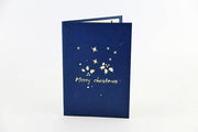 Deer and Christmas tree card / pop up card / 3D card handmade card greeting Christmas card