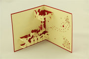 90 Degree BIG Xmas for Christmas in Pop up card