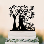 Acrylic Bride Groom Cake Topper Mr Mrs Tree Cake Topper Wedding Cake Topper Wedding Party Decoration,