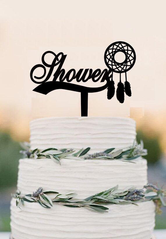 Dream catcher cake topper baby shower dream catcher party birthday decor