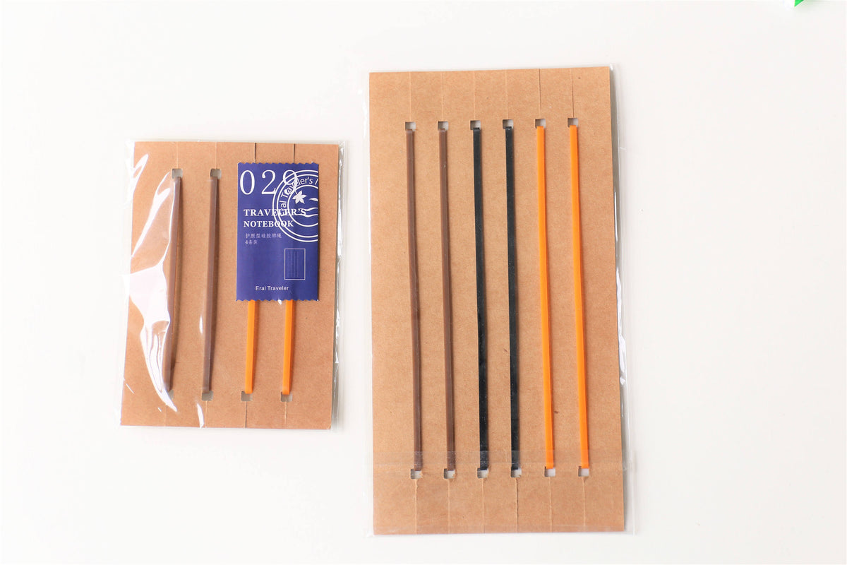 2 Sizes Avaiable Midori Traveler's Notebook Refill Binding Bands /Connecting Bands (Regular and Passport size)
