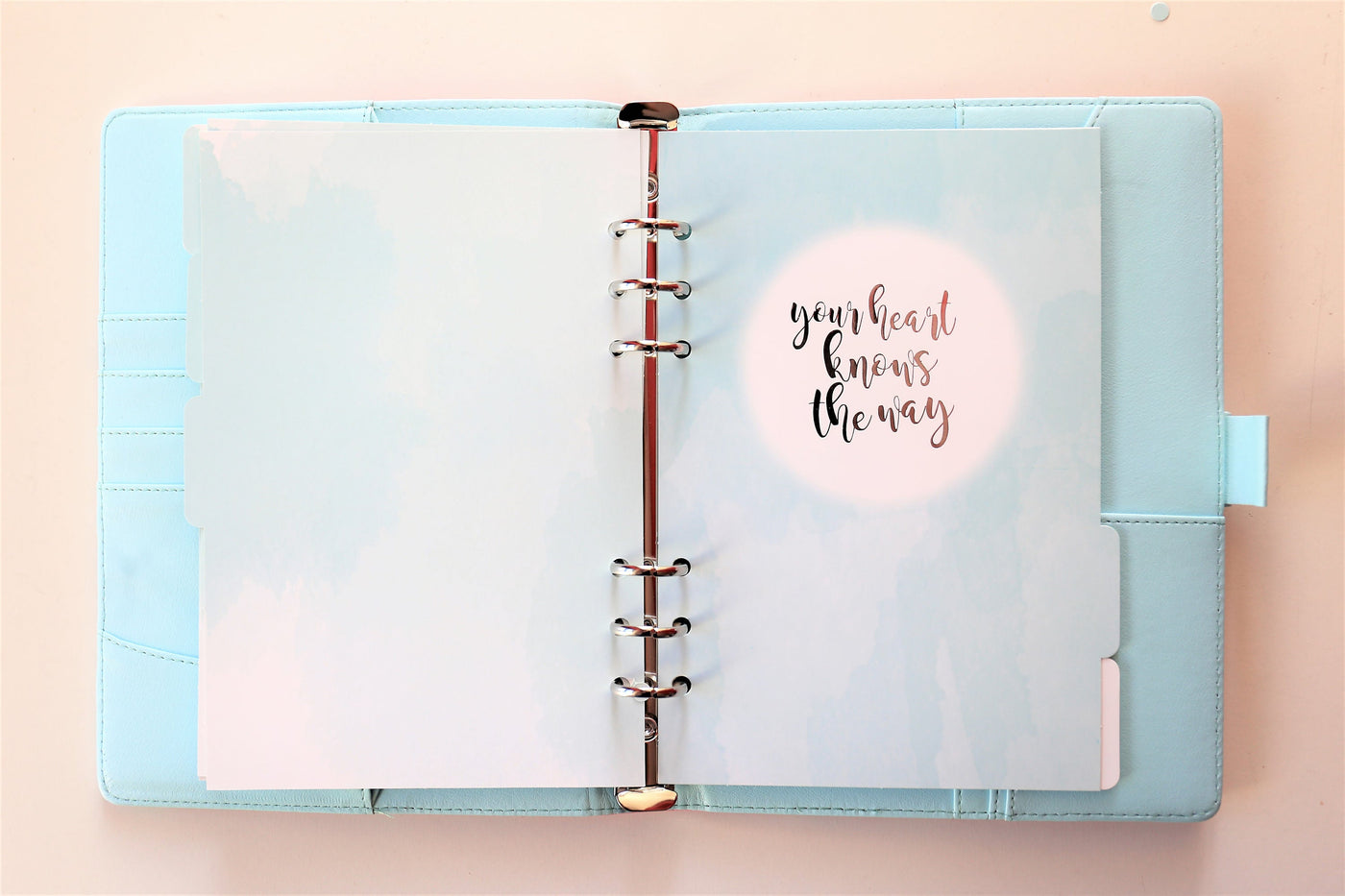 Winter theme Planner Dividers/A5 dividers /Personal dividers /Planner divider set /Filofax dividers /kikki k /Ice Blue Dashboard