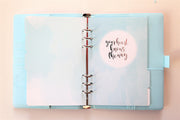Winter theme Planner Dividers/A5 dividers /Personal dividers /Planner divider set /Filofax dividers /kikki k /Ice Blue Dashboard