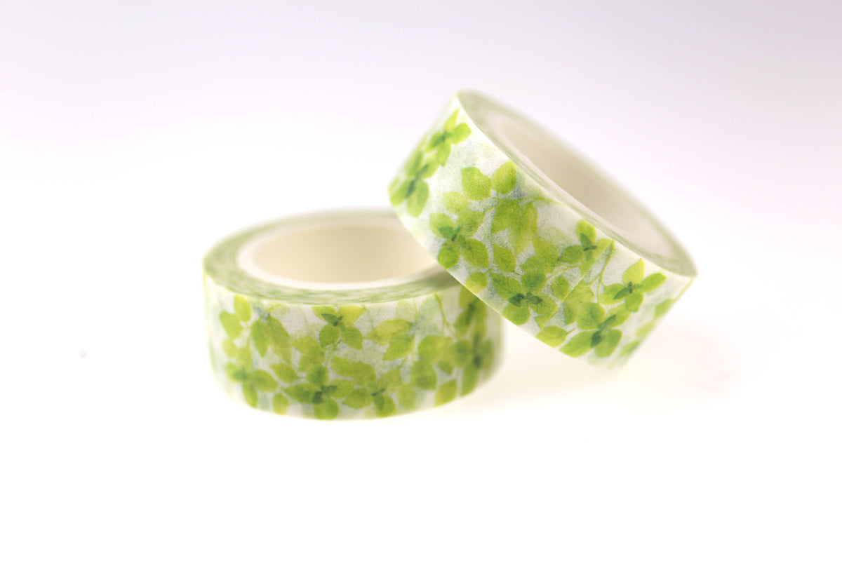 Leaves Washi Tape/Striped Washi / Masking tape/ japanese washi tape/Planner Supplies/OT034
