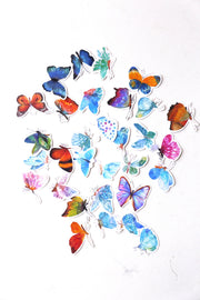 Butterfly  stickers set/ Planner Stickers/ Filofax Stickers/Lap top stickers/Scrapbook Sticker/OS019
