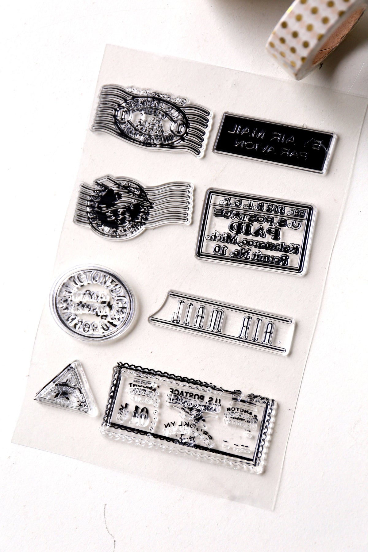 Stamp and seal  Set Clear rubber Stamps/Splash Stamps/Planner Stamps/Stamp Set/Food Stamps/Planning accessory/CS06