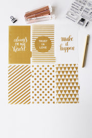 Always in my heart Planner Dividers/Planner dashboard/A5 dividers /Personal dividers /Planner divider set /gold dividers
