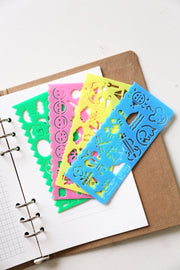 Plastic Planner Stencil 2 / Bullet Journal Stencil/RVS planner stencil / template