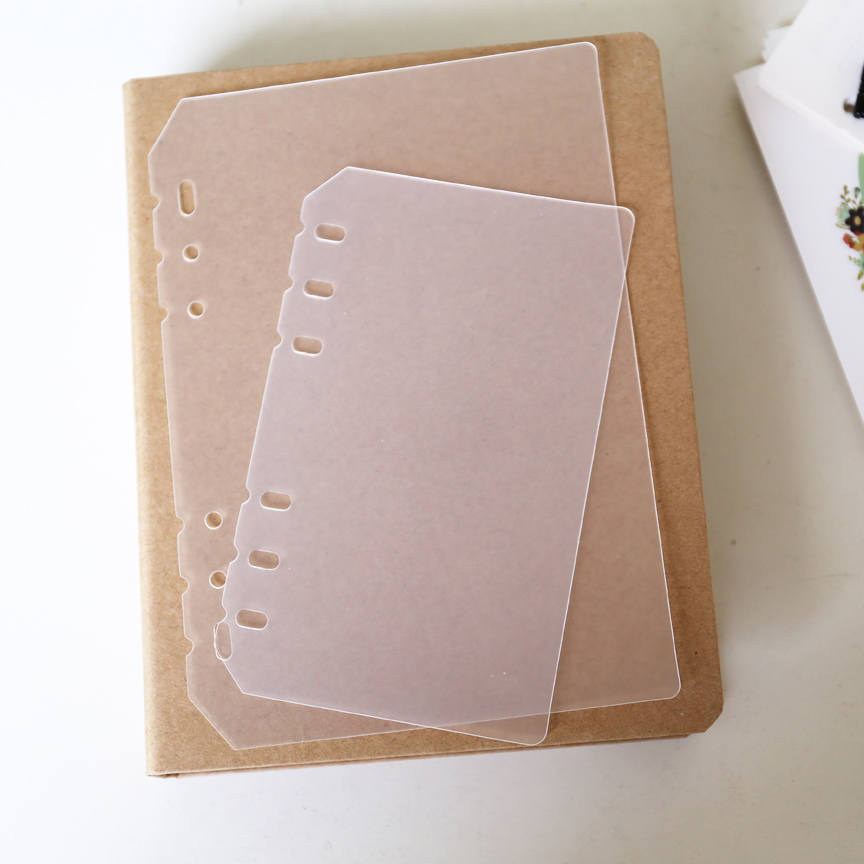 Planner Dividers/A5 dividers /Personal dividers /Planner divider set /Filofax dividers /Refill, clear, frosted, plastic