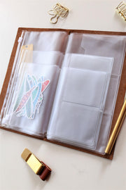 PVC Pouch & Card Holder For Midori Travelers Notebook/Midori Zipper Pouch/Card organizer/Card holder/Journal Accessories