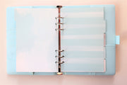 Winter theme Planner Dividers/A5 dividers /Personal dividers /Planner divider set /Filofax dividers /kikki k /Ice Blue Dashboard