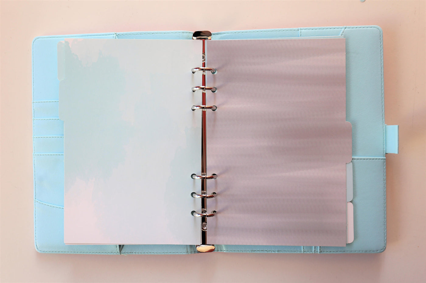 Winter theme Planner Dividers/A5 dividers /Personal dividers /Planner divider set /Filofax dividers /kikki k /Ice Blue Dashboard