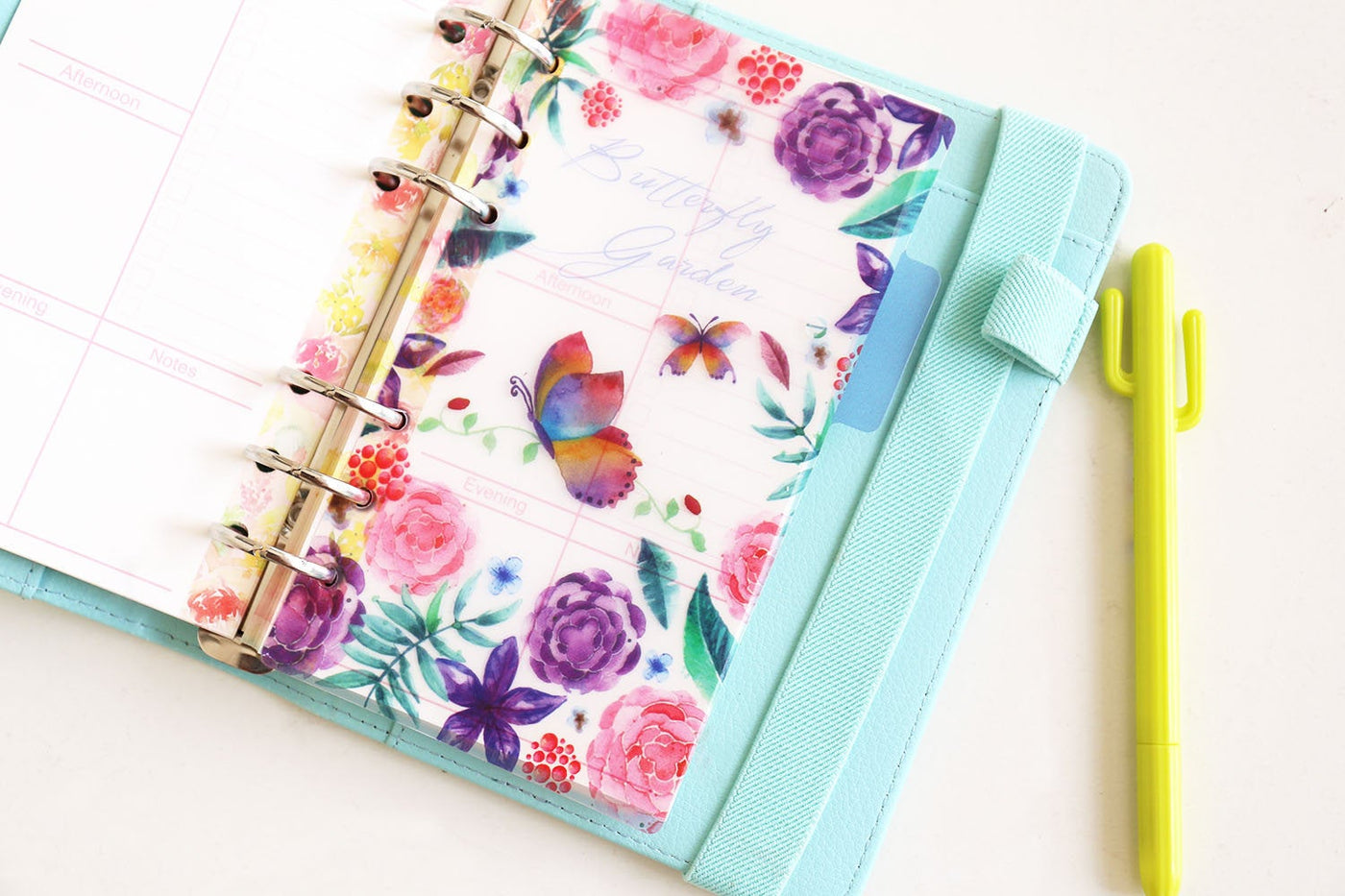 Birds   Planner Dividers/  A5 dividers /Personal dividers /butterflys Planner divider set /Filofax dividers /flowers planner dividers