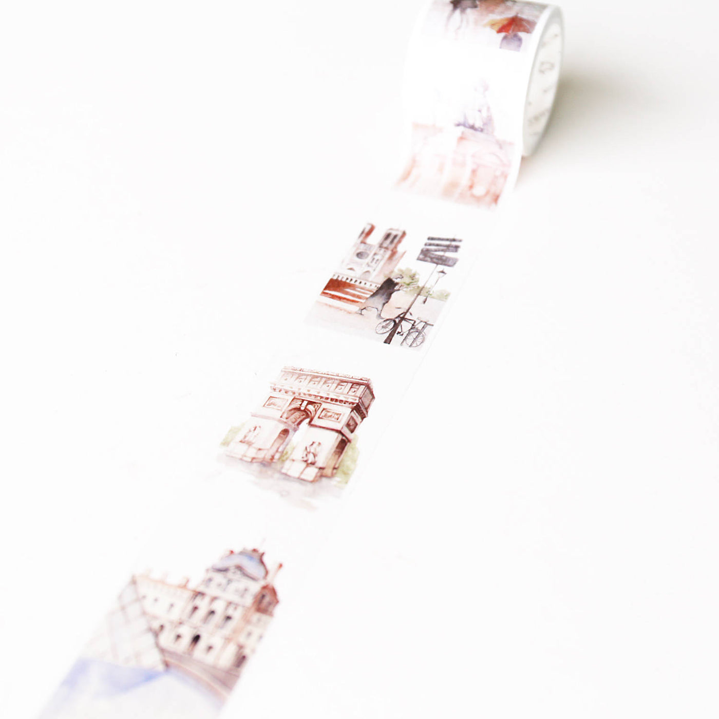 40mm x 8m France Building Landmarks Washi Tapes/ city Washi Tape/Decorative Stickers / Masking tape/ japanese tape/Planner Supplies/OT097