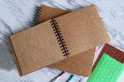 Spiral  Large Kraft Scrapbook Album,Instax photo album, DIY Blank album, wedding album, Kraft Scrapbook album,