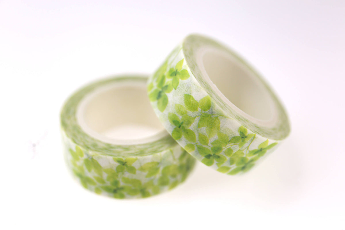 Leaves Washi Tape/Striped Washi / Masking tape/ japanese washi tape/Planner Supplies/OT034