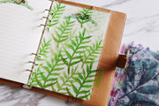 Set of 5 Watercolour Seasons Botanic Gardens Planner dividers/A5 Semi-transparent Plastic  planner dividers/Dashboard/index dividers