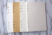 80 pages A5 Planner Inserts /blank Inserts /personal size lined Inserts/dot/grid/filofax personal inserts/printed planner inserts,