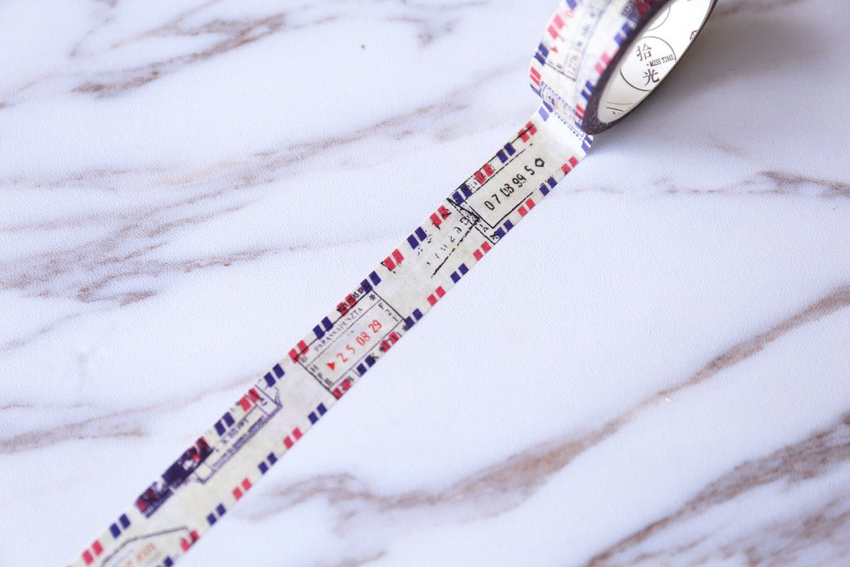 Vintage envelope Washi Tape/Vintage Washi Tape/15mmx7m old Washi Tape/ Masking tape/  japanese washi tape/planner tape/OT066