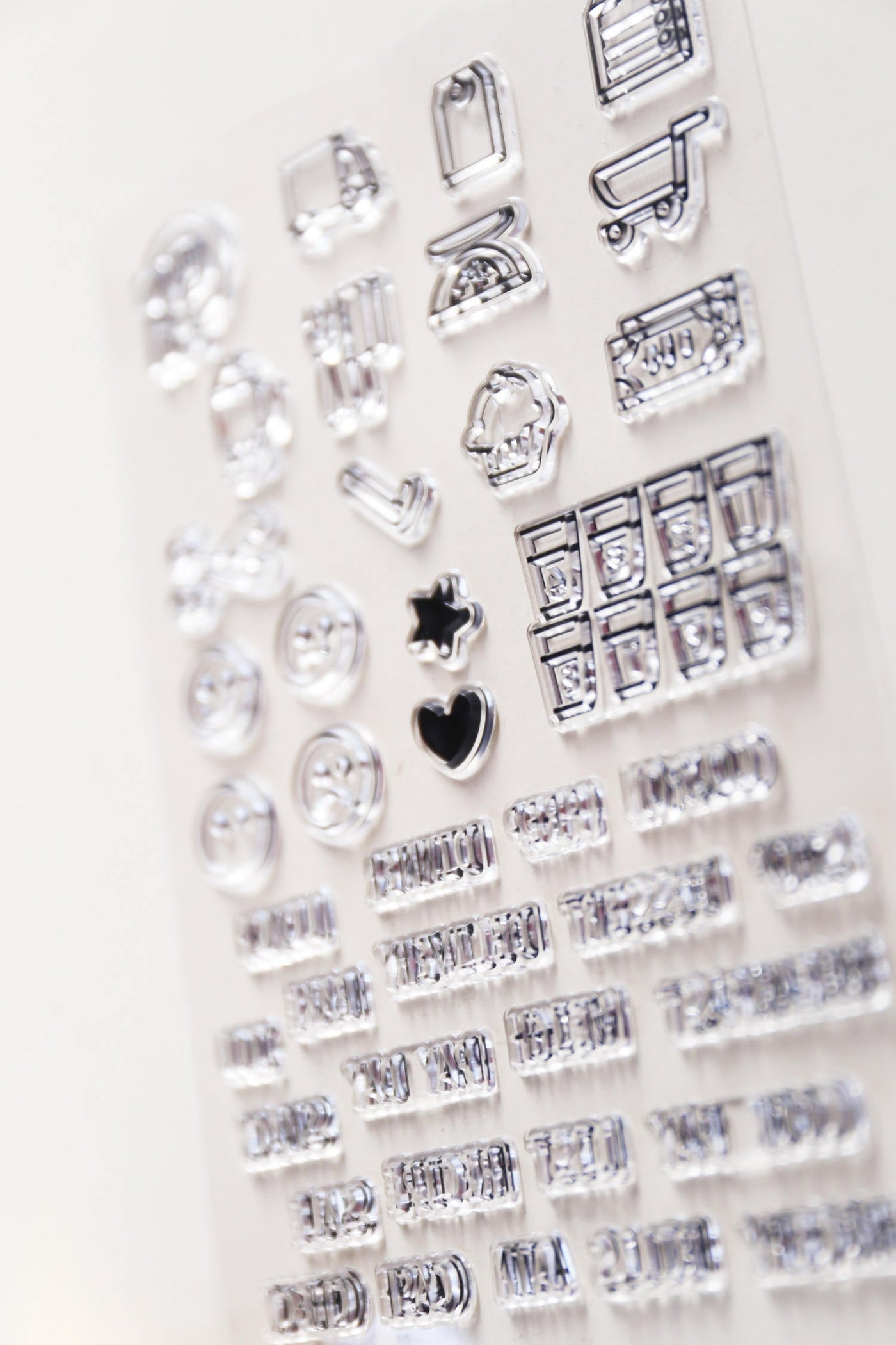 Daily Life Clear rubber Stamps/clear stamp/Planner Stamps/Stamp Set/Food Stamps/Planning accessory/