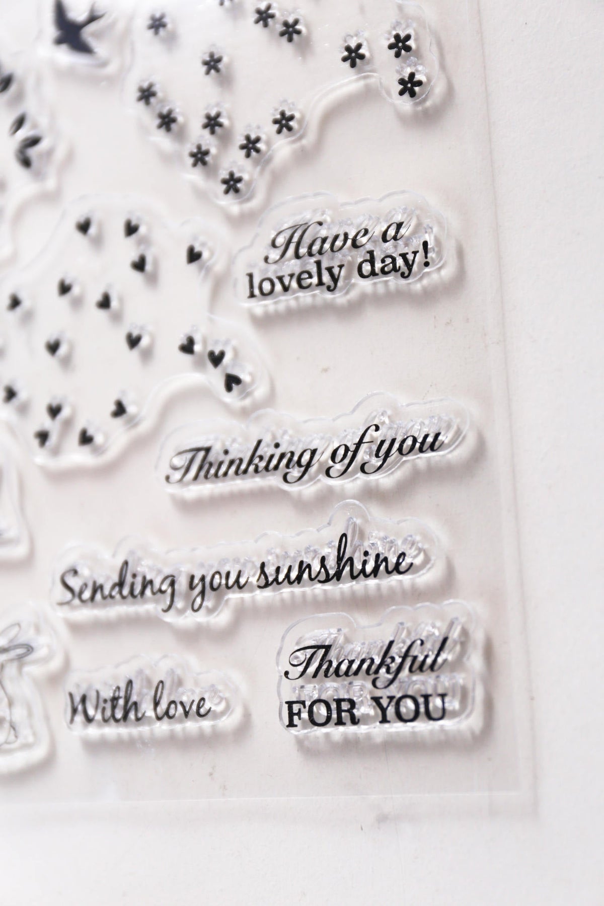 Trees Clear rubber Stamps/Planner Stamps/Stamp Set/Food Stamps/Planning accessory/