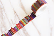 Library Washi Tape/books Washi tapes / Masking tape/ japanese washi tape/Planner Supplies/OT098