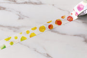 Watercolored  bubble Washi Tape/  watercolour  deco washi tape/ Masking tape/ japanese washi tape/Planner Supplies/OT049