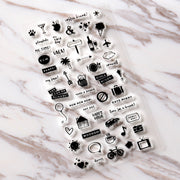 Coffee break Clear rubber Stamps/Planner Stamps/Stamp Set/party house clear  Stamps/Planning accessory/