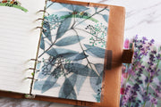 Set of 5 Watercolour Seasons Botanic Gardens Planner dividers/A5 Semi-transparent Plastic  planner dividers/Dashboard/index dividers