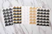120pcs, Photo Corners Stickers, black  Photo Corners, white,kraft , gold , silver, scrapbook corners, Adhesive photo, photo album stickers