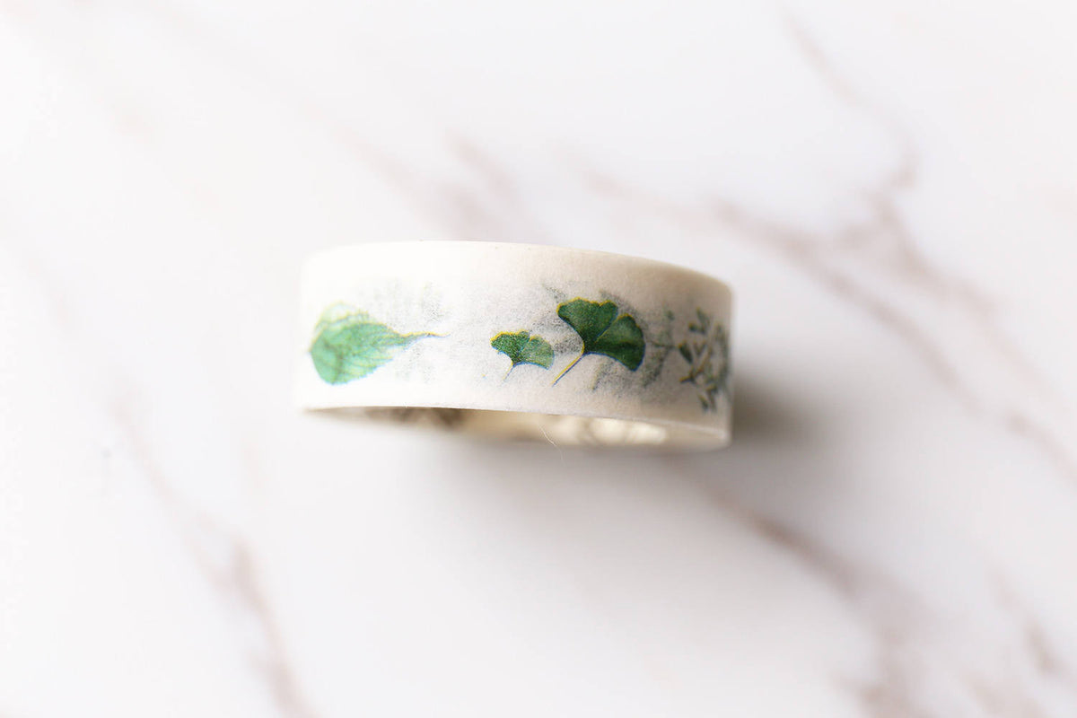 Leaves Washi Tape/Plantea Washi tape/ Masking tape/ japanese washi tape/Planner Supplies/OT089