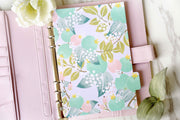 colorful flowers  Planner Dividers/A5 dividers /Personal dividers /Planner divider set /Filofax dividers /landscape painting dividers