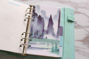 Willows Planner Dividers/A5 dividers /Personal dividers /Planner divider set /Filofax dividers /landscape painting dividers