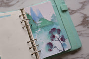 Willows Planner Dividers/A5 dividers /Personal dividers /Planner divider set /Filofax dividers /landscape painting dividers