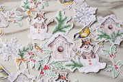 Snowmans  Stickers set/Christmas tree  Planner Stickers/ house stickers /Filofax Stickers/Lap top stickers/Scrapbook Sticker